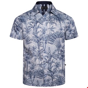 KAM Summer Print S/S Shirt